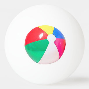"Beach ball"-ontwerpopdraden en -producten Pingpongballen