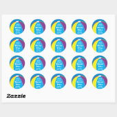 Beach Ball Party Sticker (Vel)