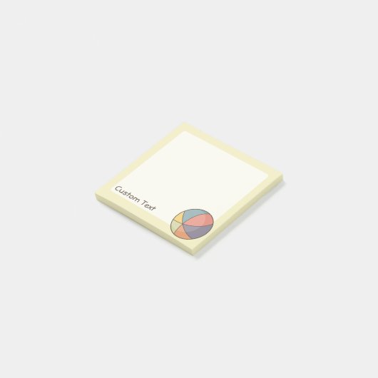 Beach Ball Post-it® Notes (Schuin)