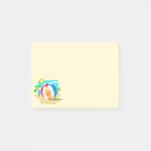 Beach Ball Post-it® Notes (Voorkant)