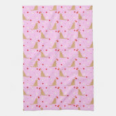 Beach Ball Pups Coton Candy Coton Rose Serviette (Vertical)