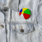 Beach Ball Ronde Button 5,7 Cm (In situ)