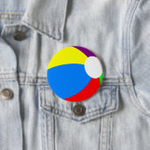 Beach Ball Ronde Button 7,6 Cm (In situ)