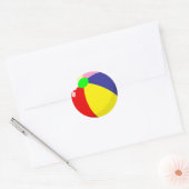 Beach Ball Ronde Sticker (Envelop)