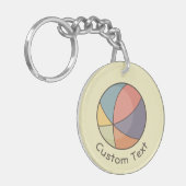 Beach Ball Sleutelhanger (Voorkant Links)