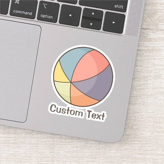 Beach Ball Sticker (Detail)