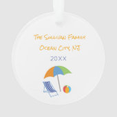 Beach Ball Summer Vacances Famille (dos)