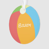 Beach Ball Summer Vacation Family Ornament (voorkant)