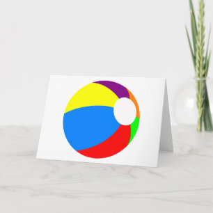 Beach Ball Wenskaart Kaart