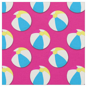 Beach Balls Cute Summer Pool Stof