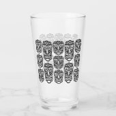 Beach Bar Party Retro Tiki Glas (Achterkant)