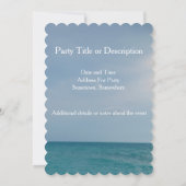 Beach Bash Kaart (Achterkant)