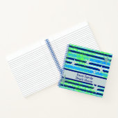 Beach Batik Stripes and Starfish Notitieboek (Binnen)