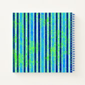 Beach Batik Stripes and Starfish Notitieboek (Achterkant)