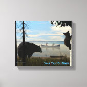 Beach Beren Canvas Afdruk (Voorkant)