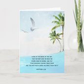 Beach Birds in the Air Matthew 6:26 Kaart (Voorkant)