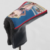 Beach Blanket Pin-up Golfheadcover (3/4 voorkant)