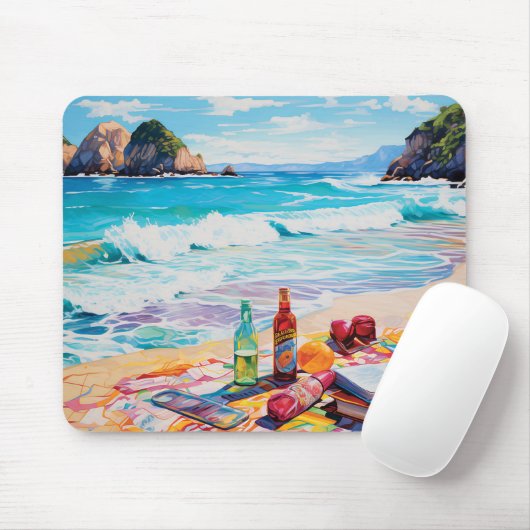 Beach Bliss Muismat (Met muis)