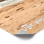 Beach Bliss - Pohutukawa Tree - Wees geduldig Poster (Hoek)