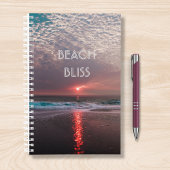 Beach Bliss Tropical Paradise Sunset Editable