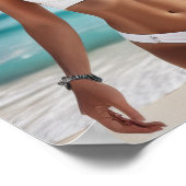 Beach Blonde Pin Up Poster (Hoek)