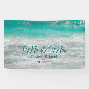 Beach Blue Tropical Ocean Wedding Spandoek