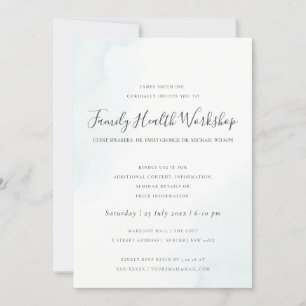 BEACH BLUE WATERVERF BRUSHSTROKE WORKSHOP EVAL KAART