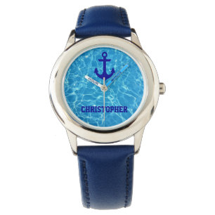 Beach Blue Zee Beach Horloge