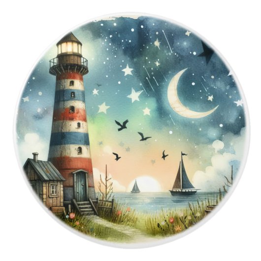 Beach Blvd. Boutons en céramique de plage (Devant)