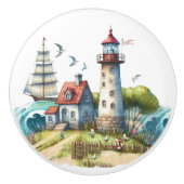 Beach Blvd. Boutons en céramique de plage (Devant)