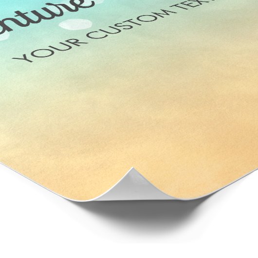  Beach Bokeh Poster (Hoek)