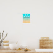  Beach Bokeh Poster (Keuken)