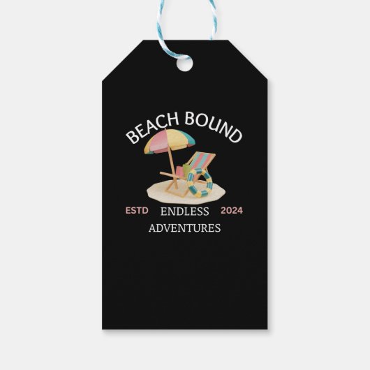 Beach Bond Cadeaulabel (Achterkant)