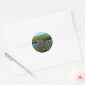 Beach Bond Ronde Sticker (Envelop)