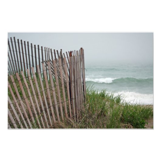 Beach Border Foto Afdruk (Voorkant)