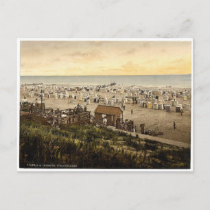 Beach, Borkum, Sleeswijk-Holstein, Duitsland, weke Briefkaart