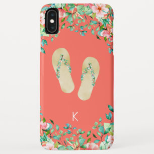 Beach Botanische Teenslippers iPhone XS Max Hoesje