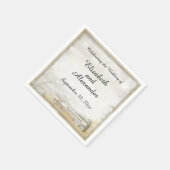 Beach Bottle Wedding Specialized Paper Napkin Servet (Hoek)