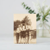 Beach Boys van 1900 Briefkaart (Staand voorkant)