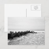 Beach Breakwater - breed Briefkaart (Voorkant / Achterkant)