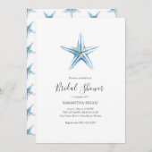 Beach Bridal Shower Invitations (Devant / Derrière)