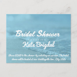 Beach Bridal Shower Uitnodiging Briefkaart