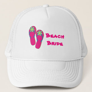Beach Bride Pet: Flip Flop Design Trucker Pet