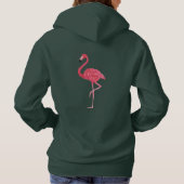 Beach bride typography stand tall pink flamingo ho hoodie (Achterkant)