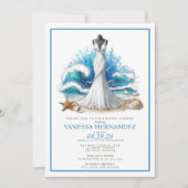 Beach Bride Vrijgezellenfeest Kaart (Voorkant)