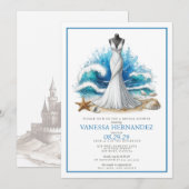 Beach Bride Vrijgezellenfeest Kaart (Voorkant / Achterkant)