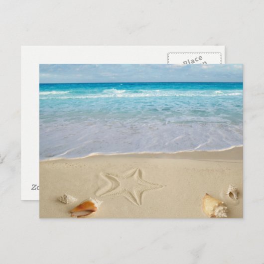 Beach Briefkaart (Voorkant / Achterkant)