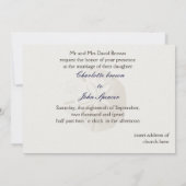 Beach bruiloft uitnodiging (Achterkant)