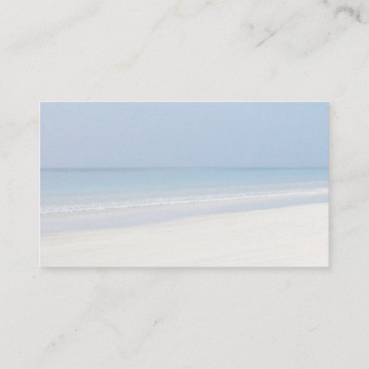 Beach bruiloft website Sand Dollar and Starfish Be Informatiekaartje (Achterkant)