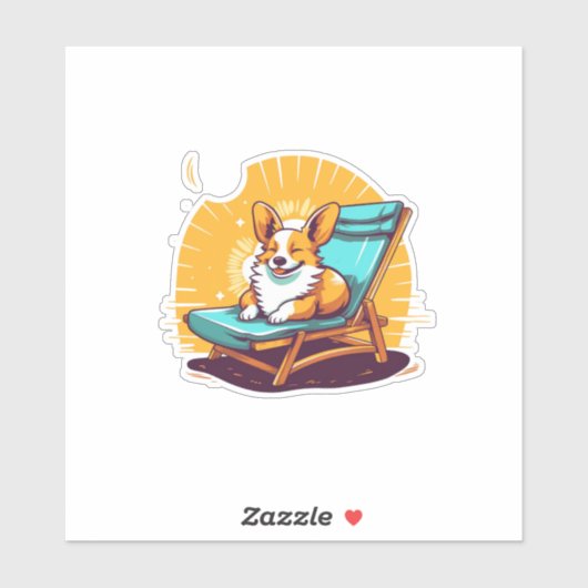 Beach Buddies: Snooze met een Uitzicht Sticker (Vel)